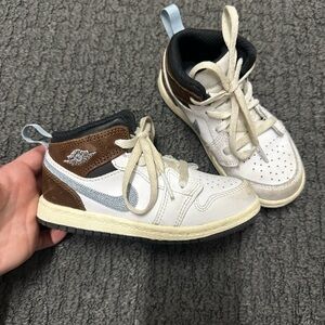 Air Jordans kids size 9C.